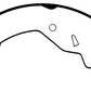 Porterfield Brake Shoes for 1985 DODGE DAYTONA ATE F/Caliper