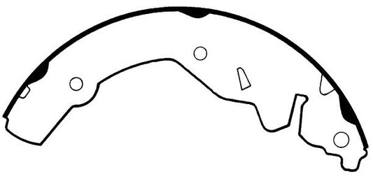 Porterfield Brake Shoes for 1991 DODGE DAYTONA - R/Drum Brakes 15" Wheel