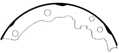 Porterfield Brake Shoes for 1998 CHEVROLET CAVALIER w/200mm Rear Drums
