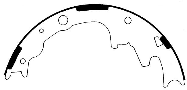 Porterfield Brake Shoes for 2006 FORD RANGER 2WD 9" Rear Shoe