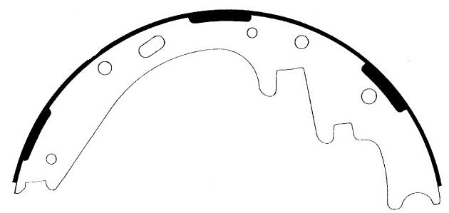 Porterfield Brake Shoes for 2001 DODGE DURANGO