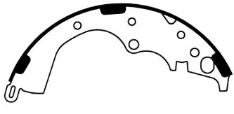 Porterfield Brake Shoes for 2006 TOYOTA TACOMA 4WD  6 Lug