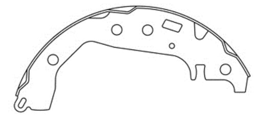 Porterfield Brake Shoes for 2007 TOYOTA YARIS R/Drums