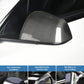 Side Mirror Cover OEM Style for Tesla Model X / S - Dry Carbon Fiber Exterior Mods