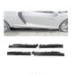MWD Style Carbon Fiber Side Skirt Extension for McLaren GT