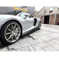 MWD Style Carbon Fiber Side Skirt Extension for McLaren GT