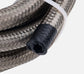 Silver Fuel Hose Oil Gas Air Line AN6-AN8-AN10 Stainless Steel Braided BOOSTED