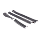 Carbon Fiber Interior Door Sill Trim Cover for Chevrolet Corvette C8 Z51 Z06