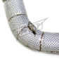 Stainless Catted Downpipe Heat Shield for BMW M5 F90 4.4T