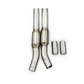 Single Mid Pipe Exhaust for BMW G80 M3 G82 G83 M4