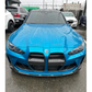 VR Style Carbon Fiber Front Grille Replacement Set for BMW G80 M3 G82 G83 M4