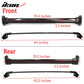 2012-2016 Honda CRV Black Roof Rack Cross Bar Side Rail Set 4PCS ABS