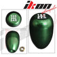 Honda Acura JDM 5-Speed Green knob Shift Knob Stitch Suede Boot Cover