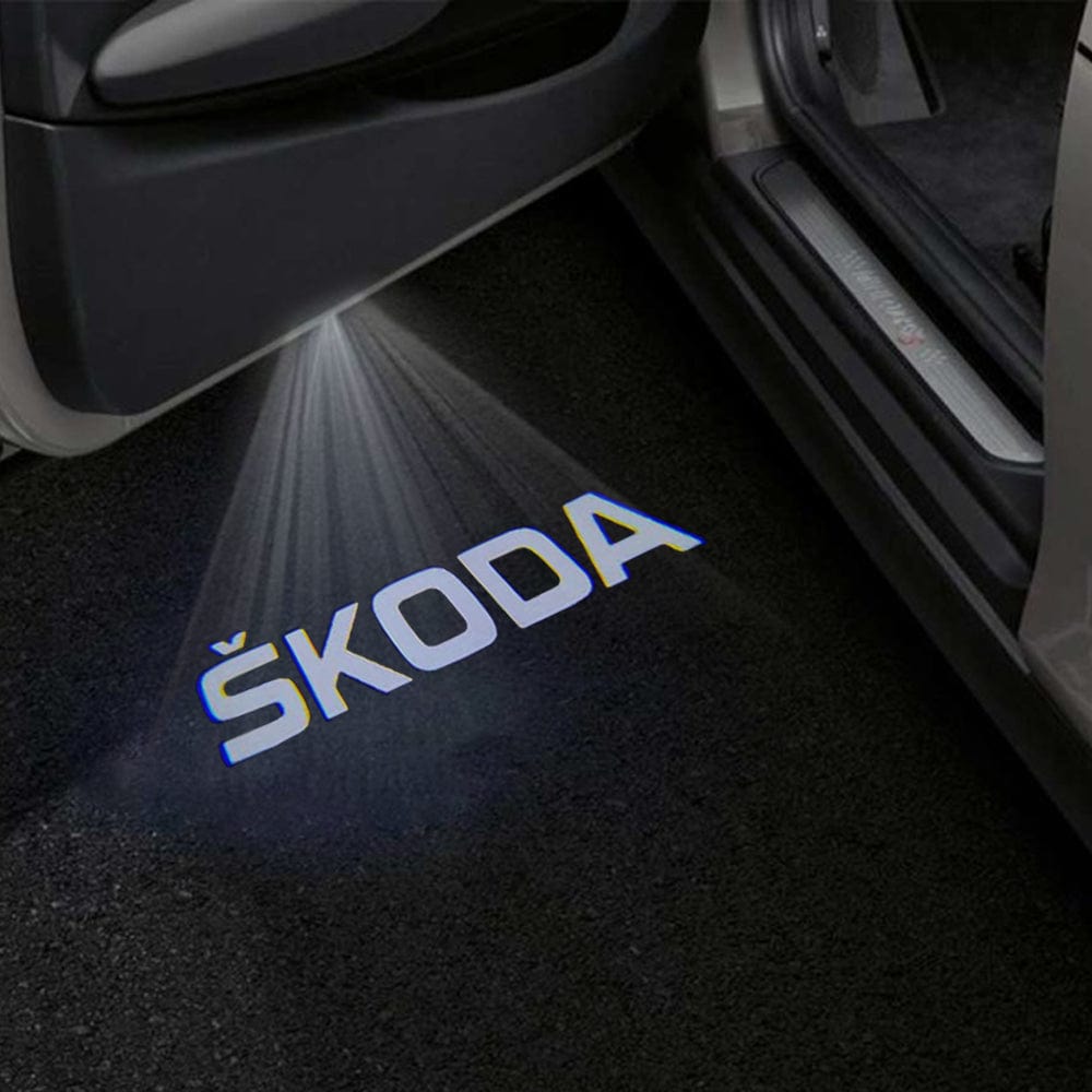 Skoda Fabia 1st Gen 6Y Premium Door Puddle Lights Various Designs 1999-2006