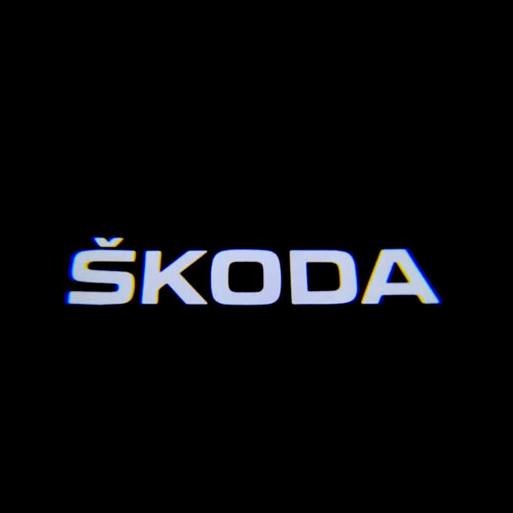 Skoda Fabia 2nd Gen 5J Premium Door Puddle Lights Multiple Designs 2007-2009