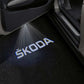 Skoda Octavia 2nd Gen Premium Door Puddle Lights Multiple Designs 2004-2008