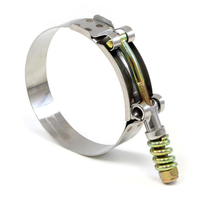 HPS Performance Products HPS Stainless Steel Spring Loaded T-Bolt Hose Clamp SAE 100 for 3.75" ID hose - Effective Size: 4"-4.33"