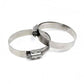 HPS Performance Products HPS Stainless Steel Worm Gear Liner Hose Clamp SAE 44 2pc Pack 2-5/16" - 3-1/4" (59mm-83mm)