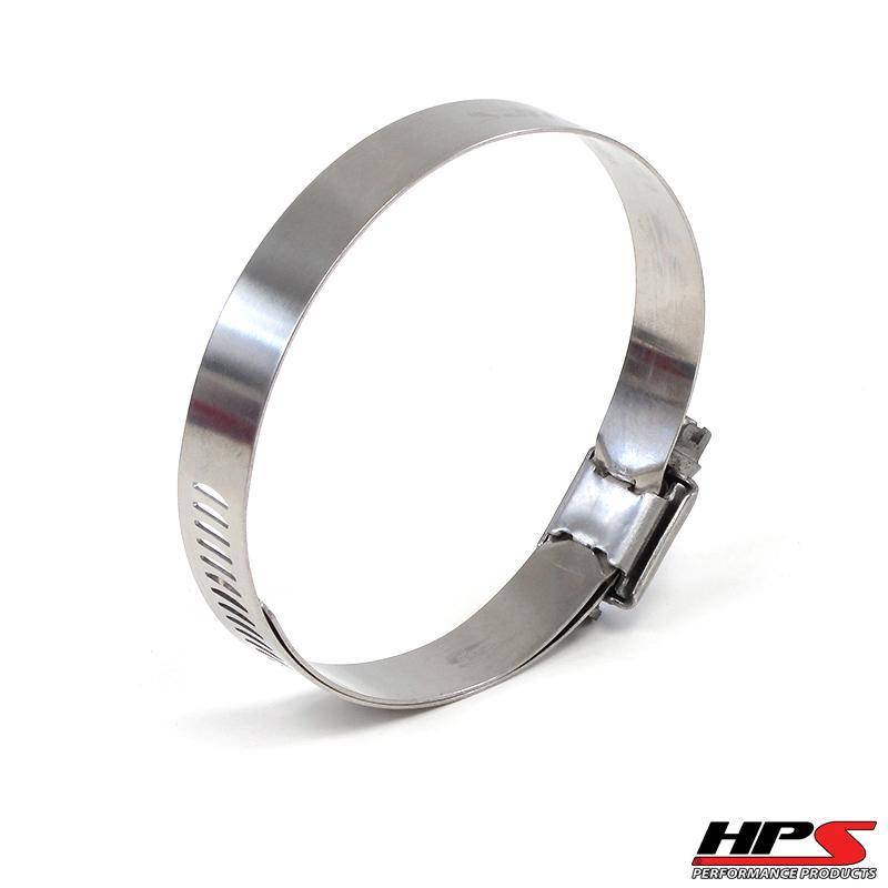 HPS Performance Products HPS Stainless Steel Worm Gear Liner Hose Clamp SAE 44 2pc Pack 2-5/16" - 3-1/4" (59mm-83mm)