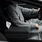 Suede Armrest Cover with Raised Pad & Tissue Box for Model Y Juniper & Model 3 Highland