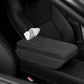 Suede Armrest Cover with Raised Pad & Tissue Box for Model Y Juniper & Model 3 Highland