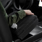 Suede Armrest Cover with Raised Pad & Tissue Box for Model Y Juniper & Model 3 Highland