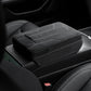 Suede Armrest Cover with Raised Pad & Tissue Box for Model Y Juniper & Model 3 Highland