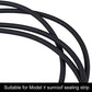 Sunroof Rubber Seal Wind Noise Reduction Kit for Tesla Model Y 2020-ON