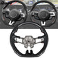2018-2023 Ford Mustang V1 Steering Wheel w/ Red Stitching Carbon Fiber