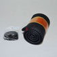 Universal 37-38CM Black Steering Wheel Cover Leather Needle Thread