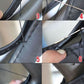 Universal 37-38CM Black Steering Wheel Cover Leather Needle Thread