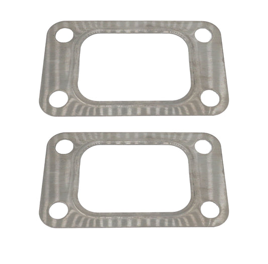 2 x Pack Garrett T4 Turbo Inlet Flange Gasket 4 Bolt 304 Stainless Steel USA