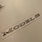 Letter Emblems for TESLA Tailgate | Multiple Colors | 3D ABS