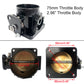 86-93 Ford Mustang GT Cobra LX 5.0 SL 75mm Throttle Body High Performance Billet
