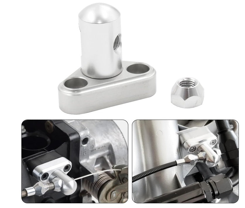 Throttle Cable Bracket Single Stud 98-99 F-Body Compatible with GM Throttle Body with 3" Linkage Cam