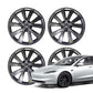 TESERY 18″ 19″ Hubcaps for Model 3/Y (4PCS)