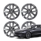 TESERY 18″ Wheel Caps S Plaid Style for Tesla Model 3 (4PCS)