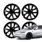 TESERY 18″ Wheel Caps S Plaid Style for Tesla Model 3 (4PCS)