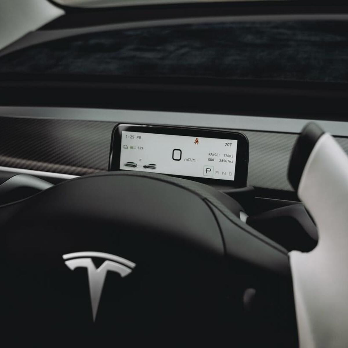 TESERY 4.6'' Mini Display Screen for Tesla Model 3 / Y
