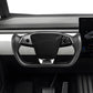 TESERY Cybertruck Carbon Fiber Yoke Steering Wheel