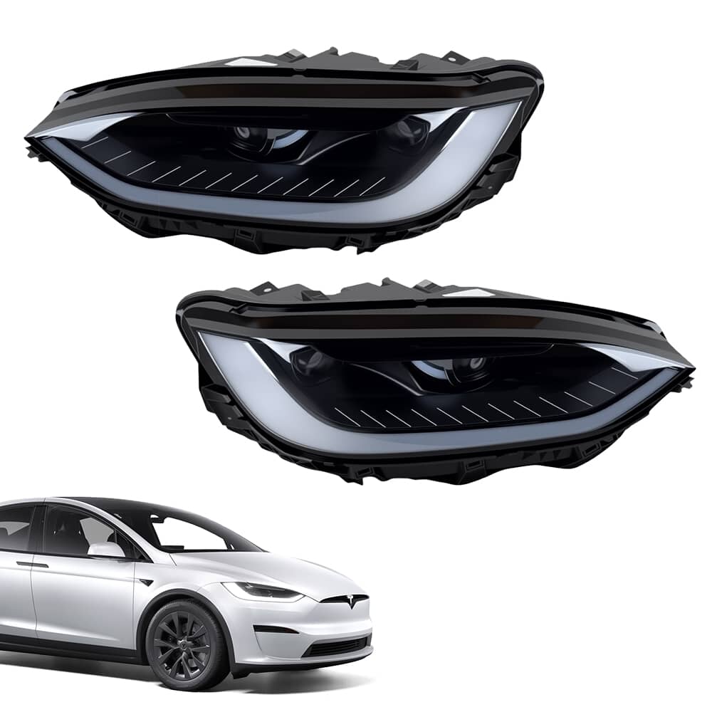 TESERY LED Headlight Replacement for Model X (16-23)