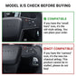 TESERY Touch Horn Yoke Plaid Steering Wheel Replacement for Tesla Model S / X 2021-2023