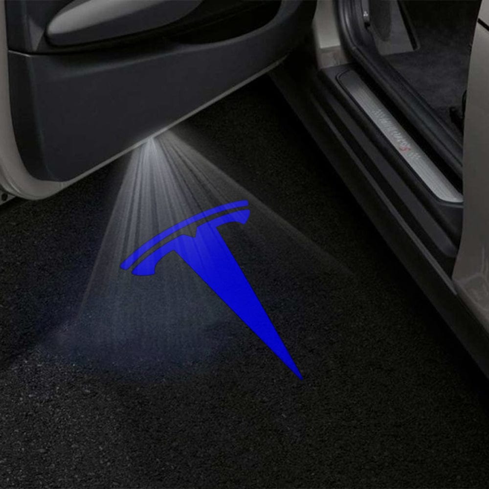 Tesla Model 3 Premium Door Puddle Lights Various Designs 2017–2023