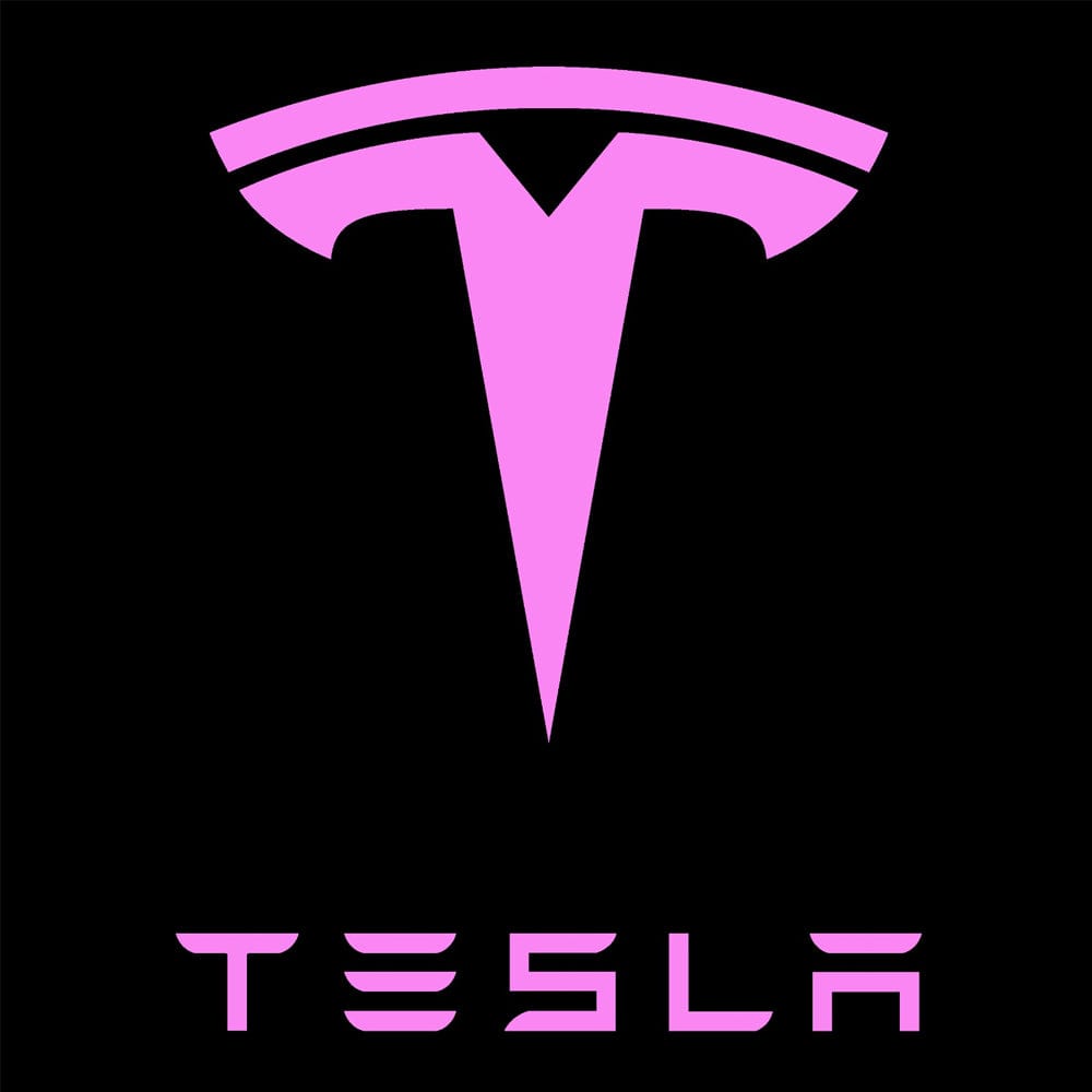 Tesla Model X Premium Door Puddle Lights Various Designs 2022-2026
