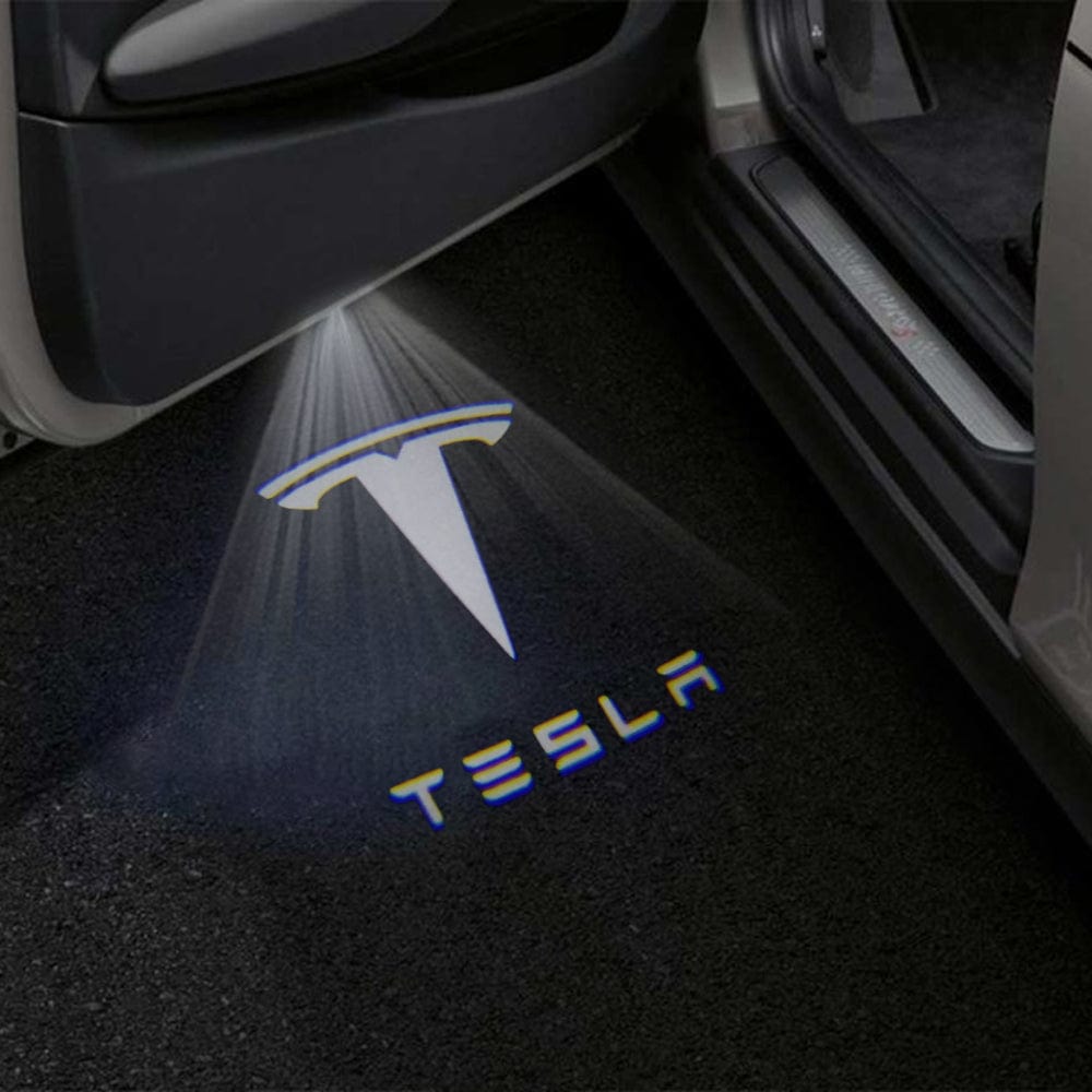 Tesla Model 3 Highland Premium Door Puddle Lights Various Designs 2023–2026