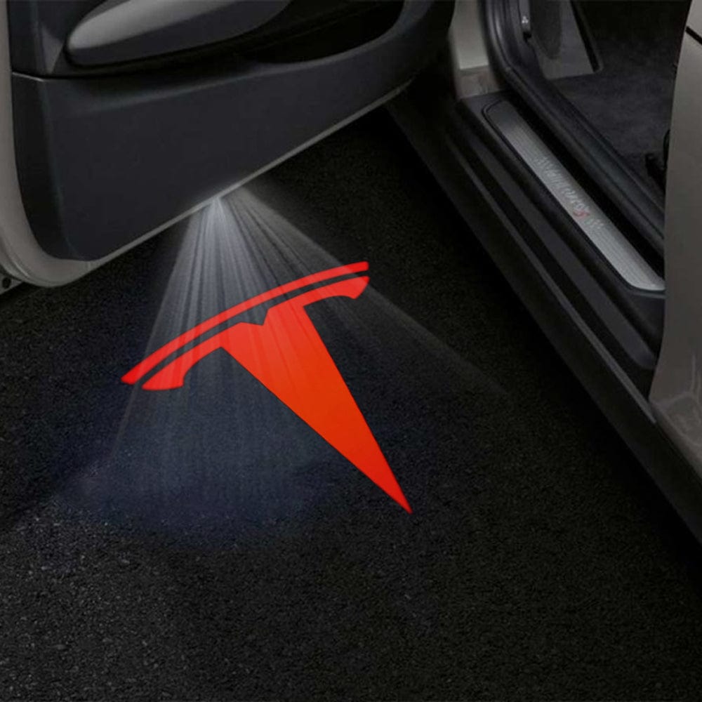 Tesla Model S Premium Door Puddle Lights Various Designs 2021-2026