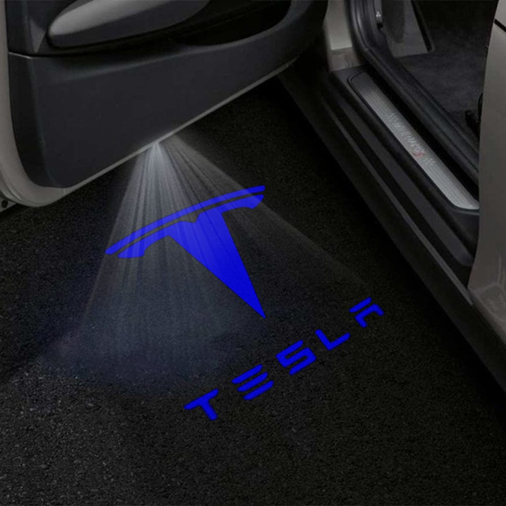 Tesla Model S Premium Door Puddle Lights Various Designs 2014–2020