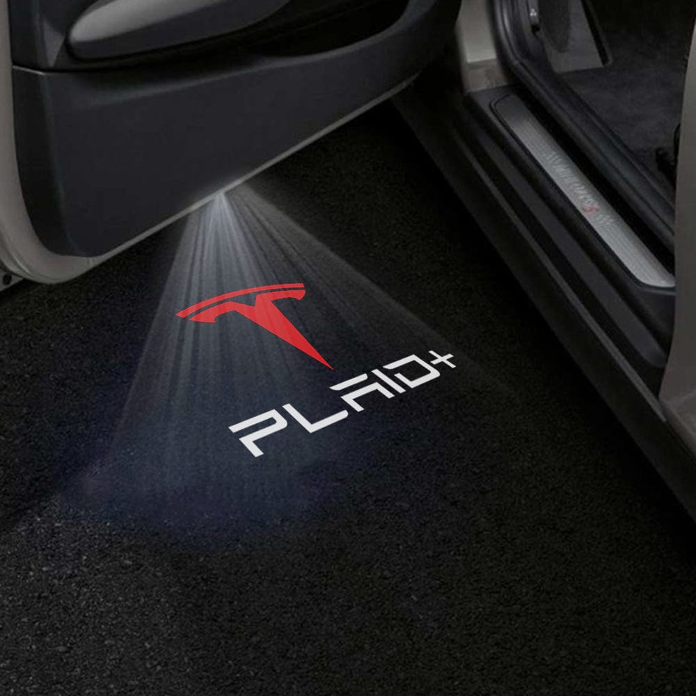 Tesla Model X Premium Door Puddle Lights Various Designs 2022-2026