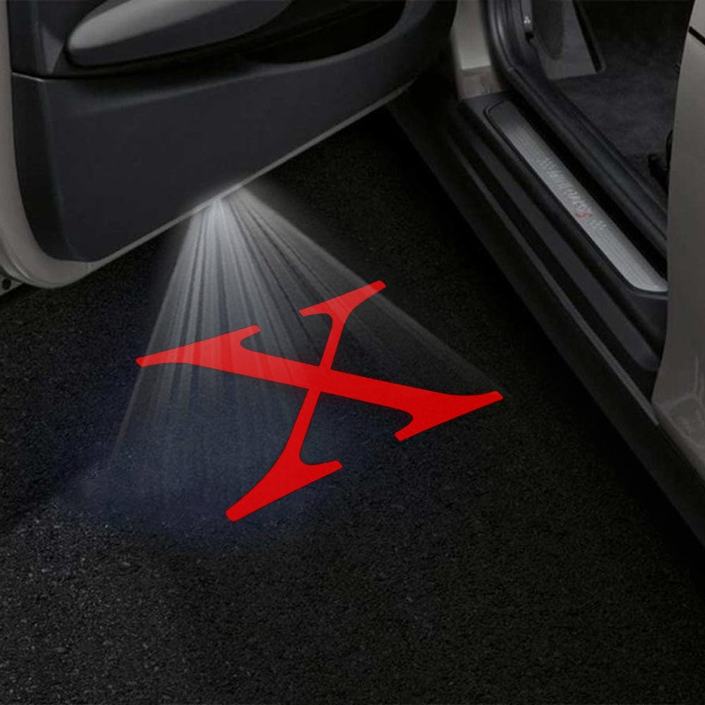 Tesla Model X Premium Door Puddle Lights Various Designs 2016–2021