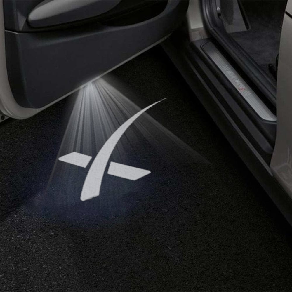 Tesla Model X Premium Door Puddle Lights Various Designs 2016–2021